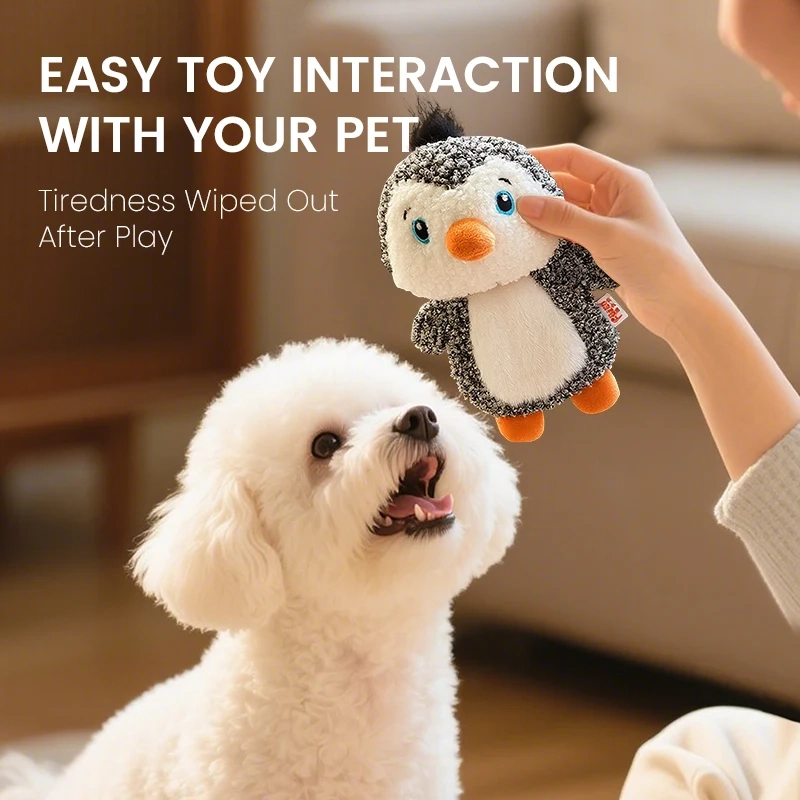 Small Animal Plush Squeaky Dog Toy for Interactive Play - Image 2