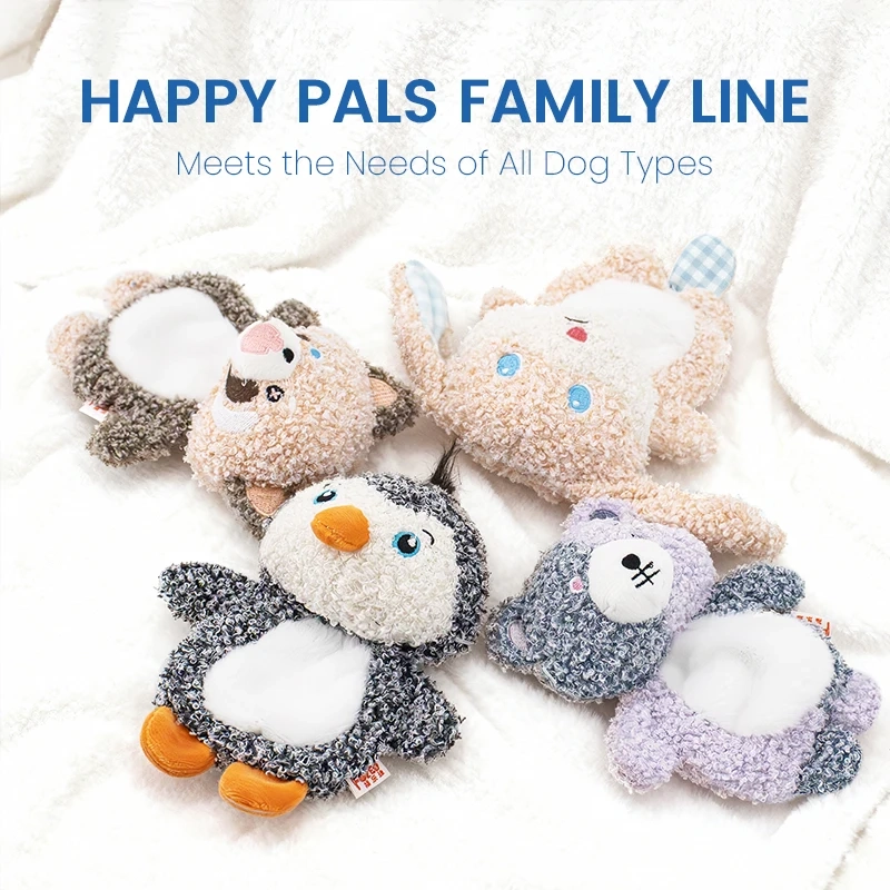 Small Animal Plush Squeaky Dog Toy for Interactive Play - Image 3