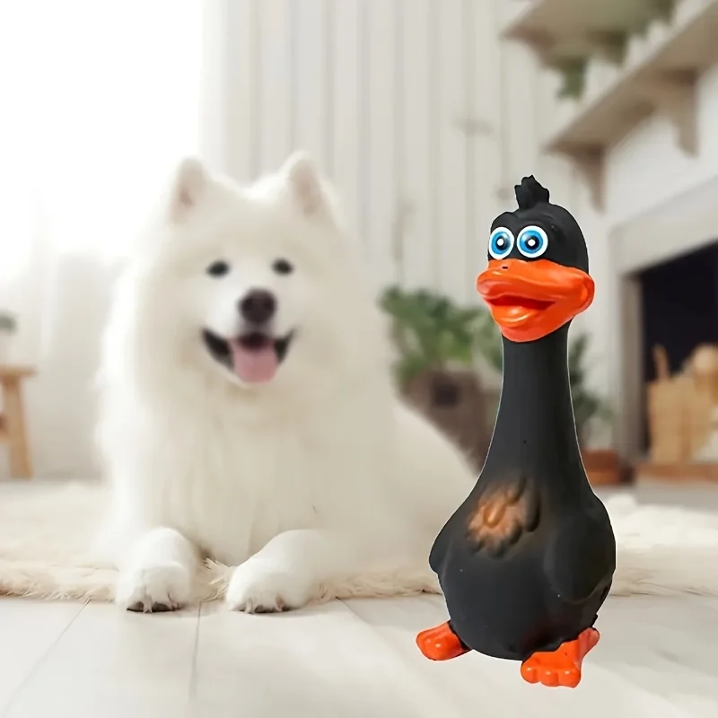 Squeaky Chicken and Duck Dog Toy for Teething - Image 3