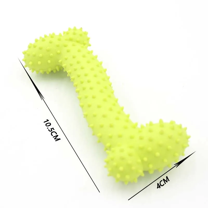 Rubber Bone Dog Chew Toy - Image 2