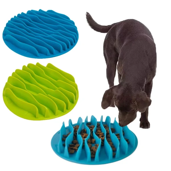 Jungle Maze Slow Feeder Bowl for Dogs and Cats, Anti-Slip Design