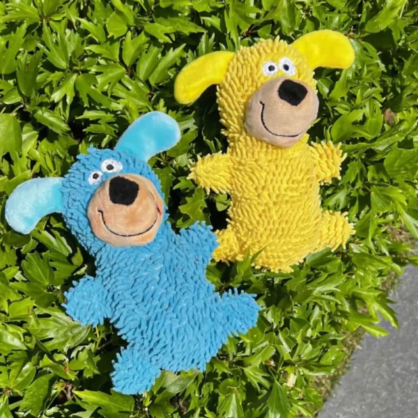 Cartoon Squeaky Dog Toy Creative Bite-resistant Pet Shake Sound Toy Wear-resistant Portable Cleaning Tooth Chew Toy Gift
