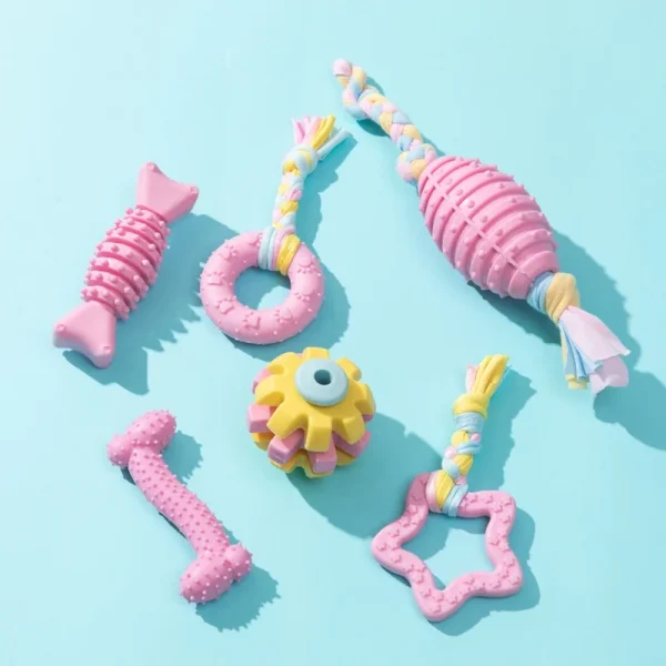 Rubber Rope Dog Chew Toy