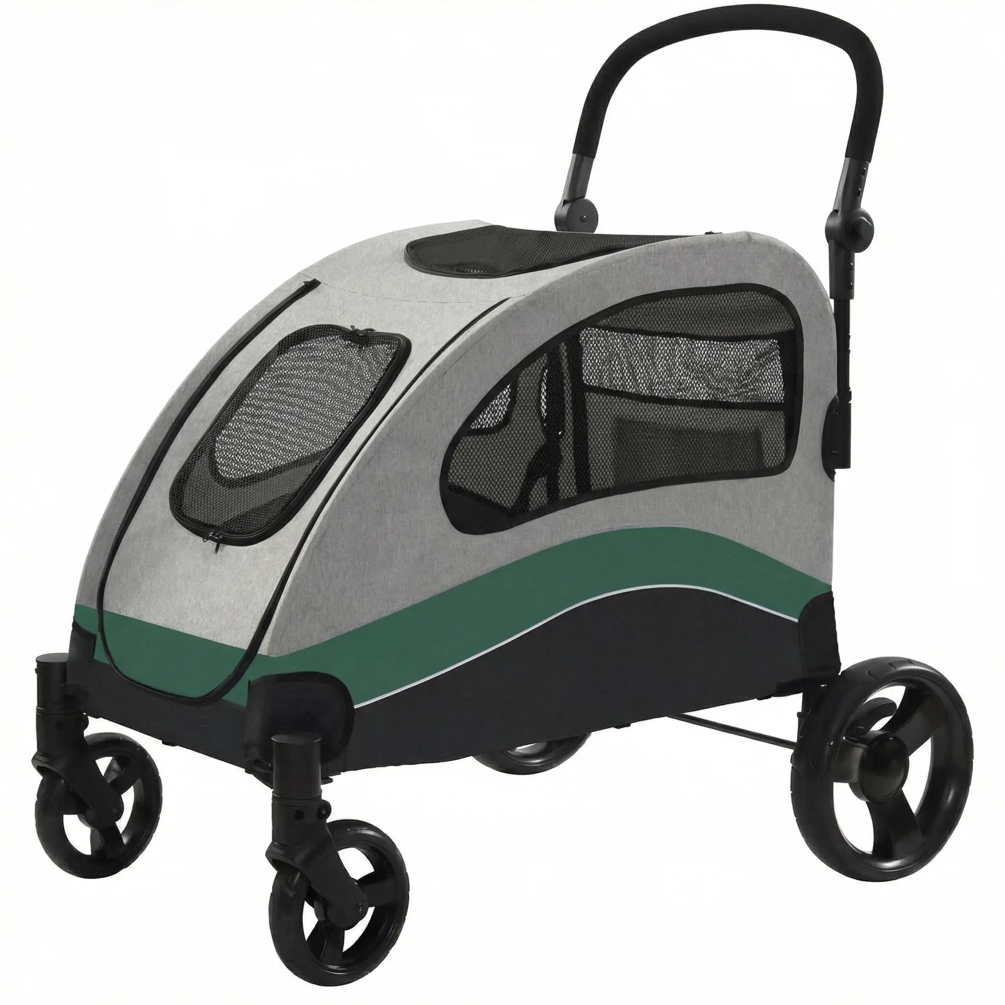 Large Pet Wagon Stroller with Adjustable Handle - Image 7