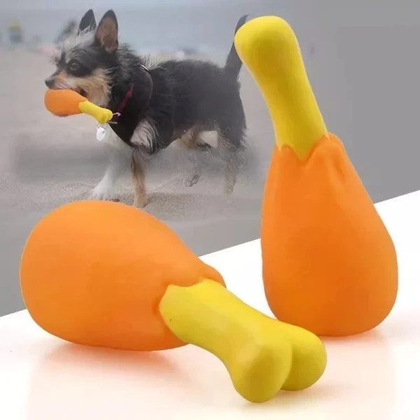 Chicken Leg Squeaky Dog Toy Set