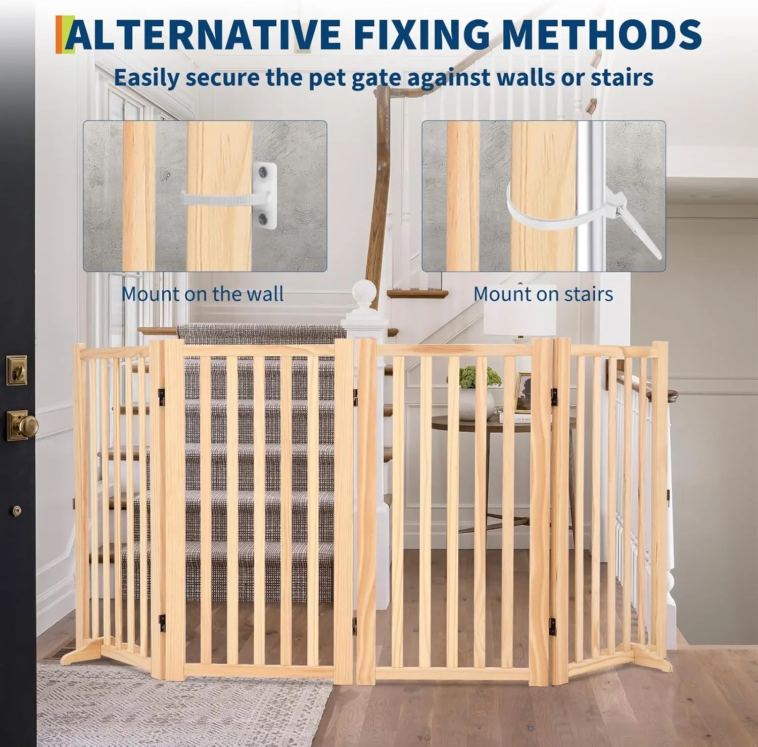 Freestanding Foldable Pet Gate - Image 3