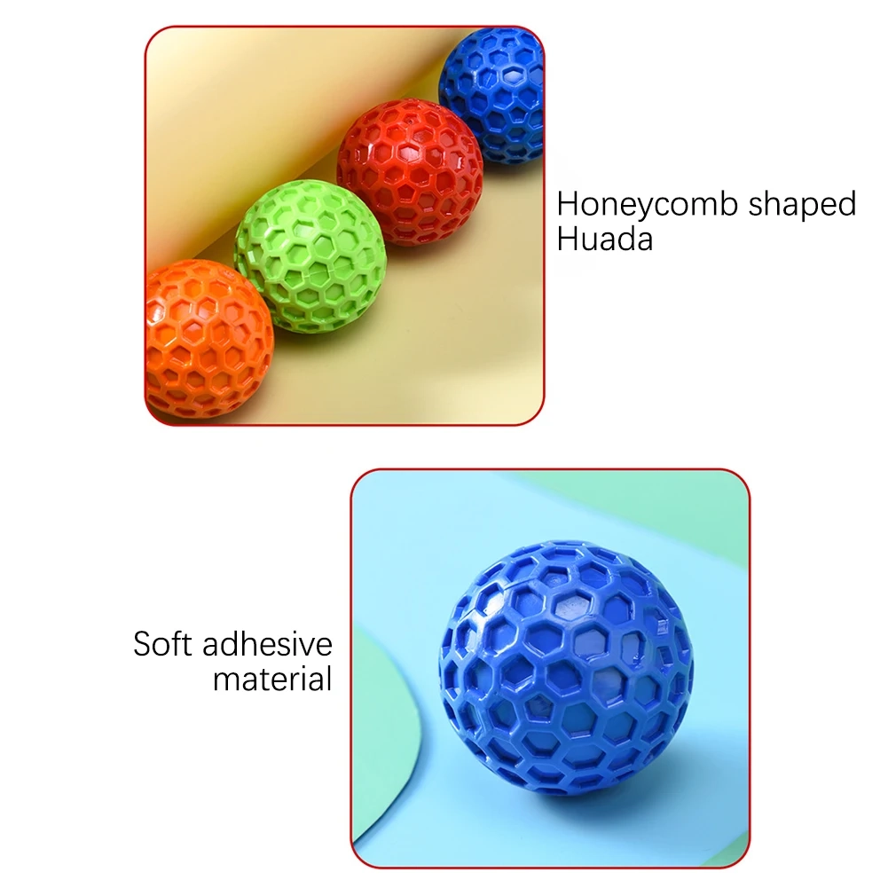 Honeycomb Squeaky Dog Ball - Image 4
