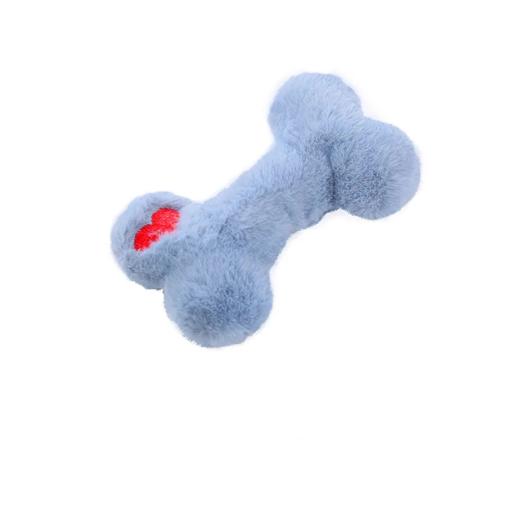 Bone Plush Squeaky Dog Toy - Image 6