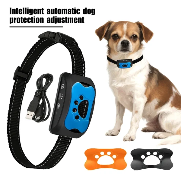 Rechargeable Bark Control Collar with Adjustable Sensitivity
