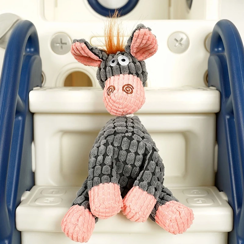 Cotton Rope Plush Squeaky Dog Toy - Image 6