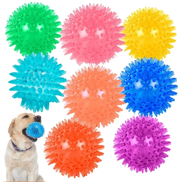 Spiky Squeaky Dog Ball