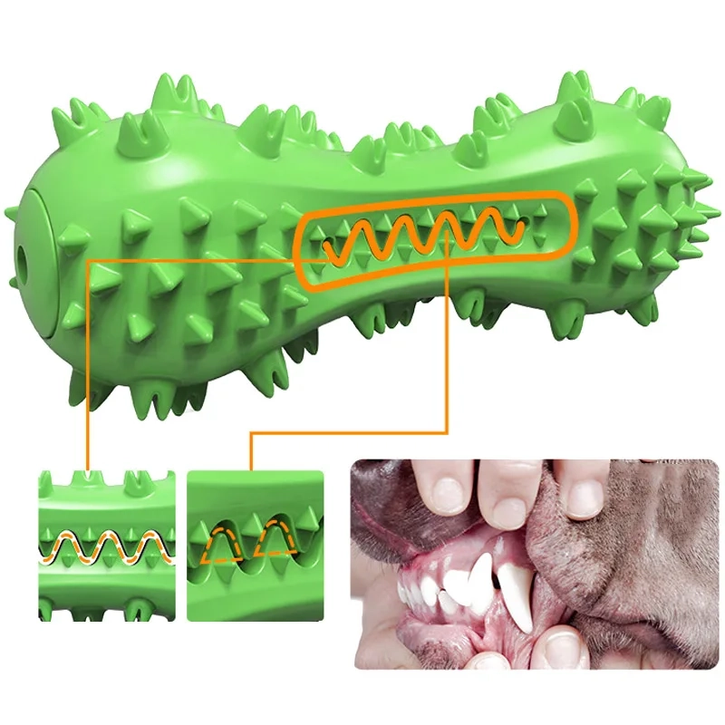 Dumbbell Rubber Dog Chew Toy - Image 4