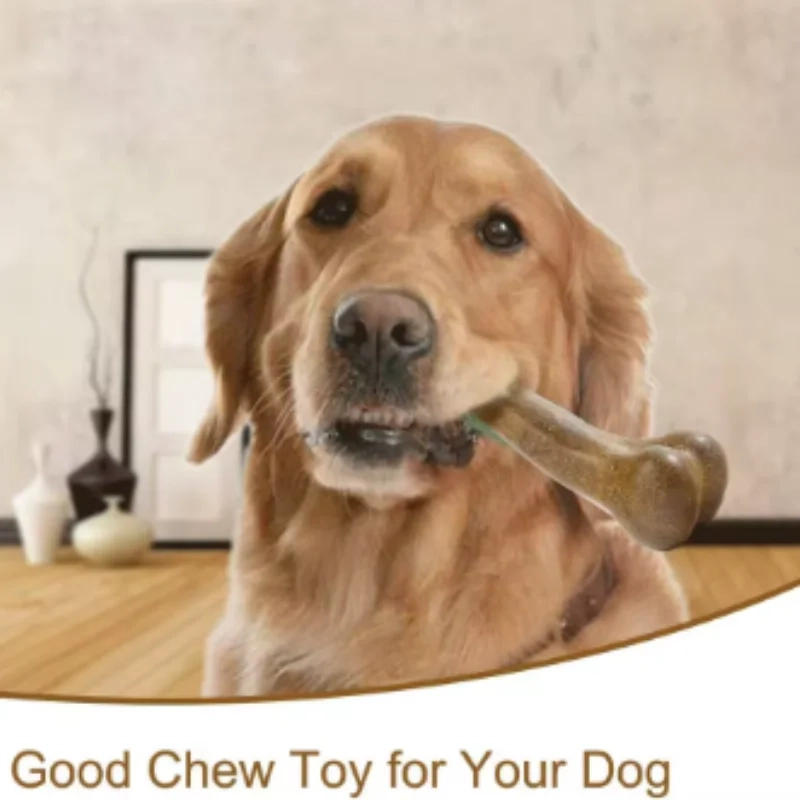 Wood Dog Chew Bone Toy - Image 4