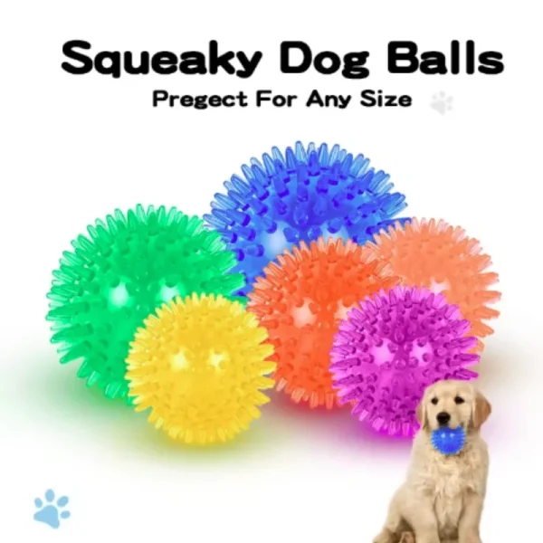 Squeaky Dog Chew Ball