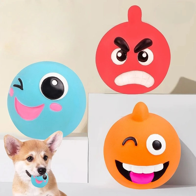 Eyeball Squeaky Dog Ball