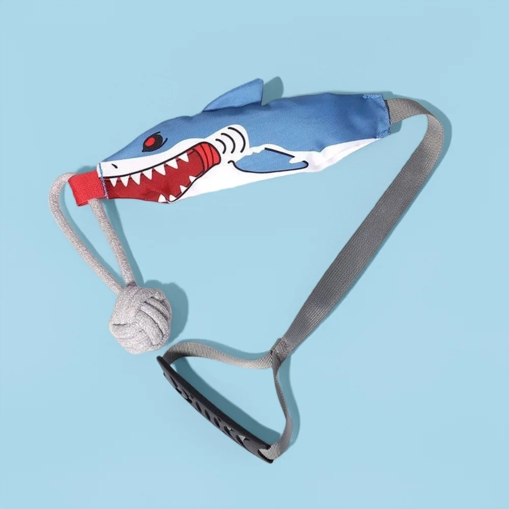 Plush Rope Tug Squeaky Toy - Dental Teething and Play