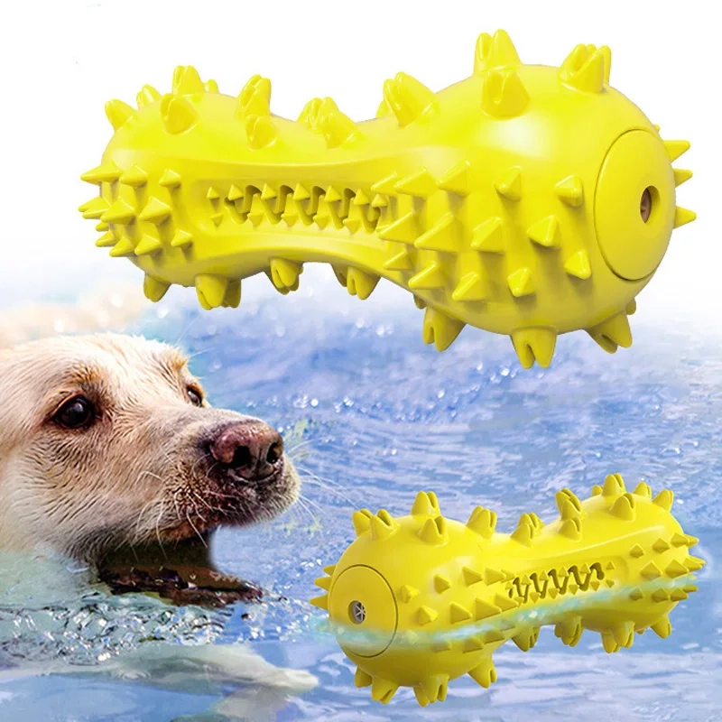Dumbbell Rubber Dog Chew Toy - Image 2