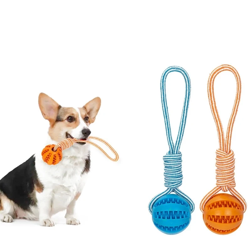 Treat Dispensing Rubber Ball Dog Toy - Image 6