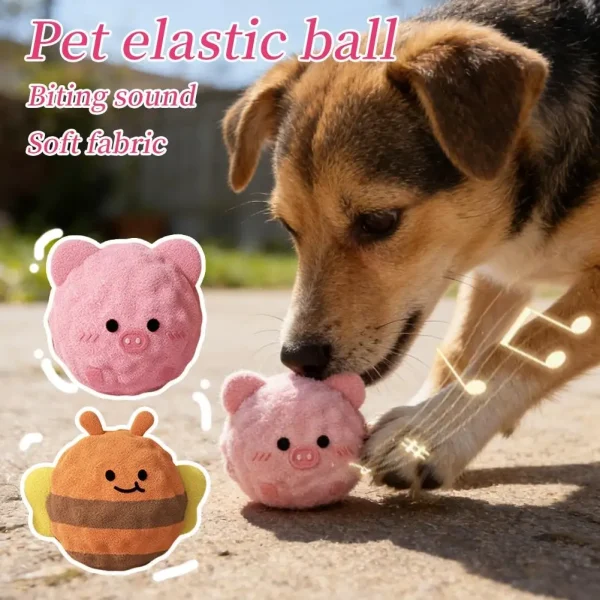 Bee Squeaky Dog Ball