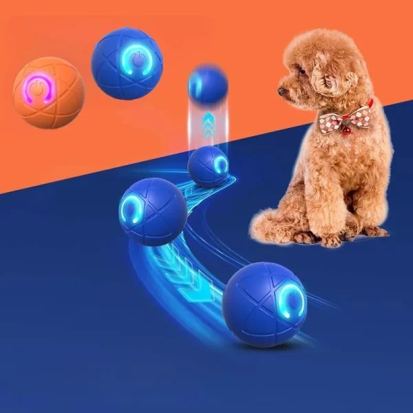 Rechargeable Moving Dog Toy Ball