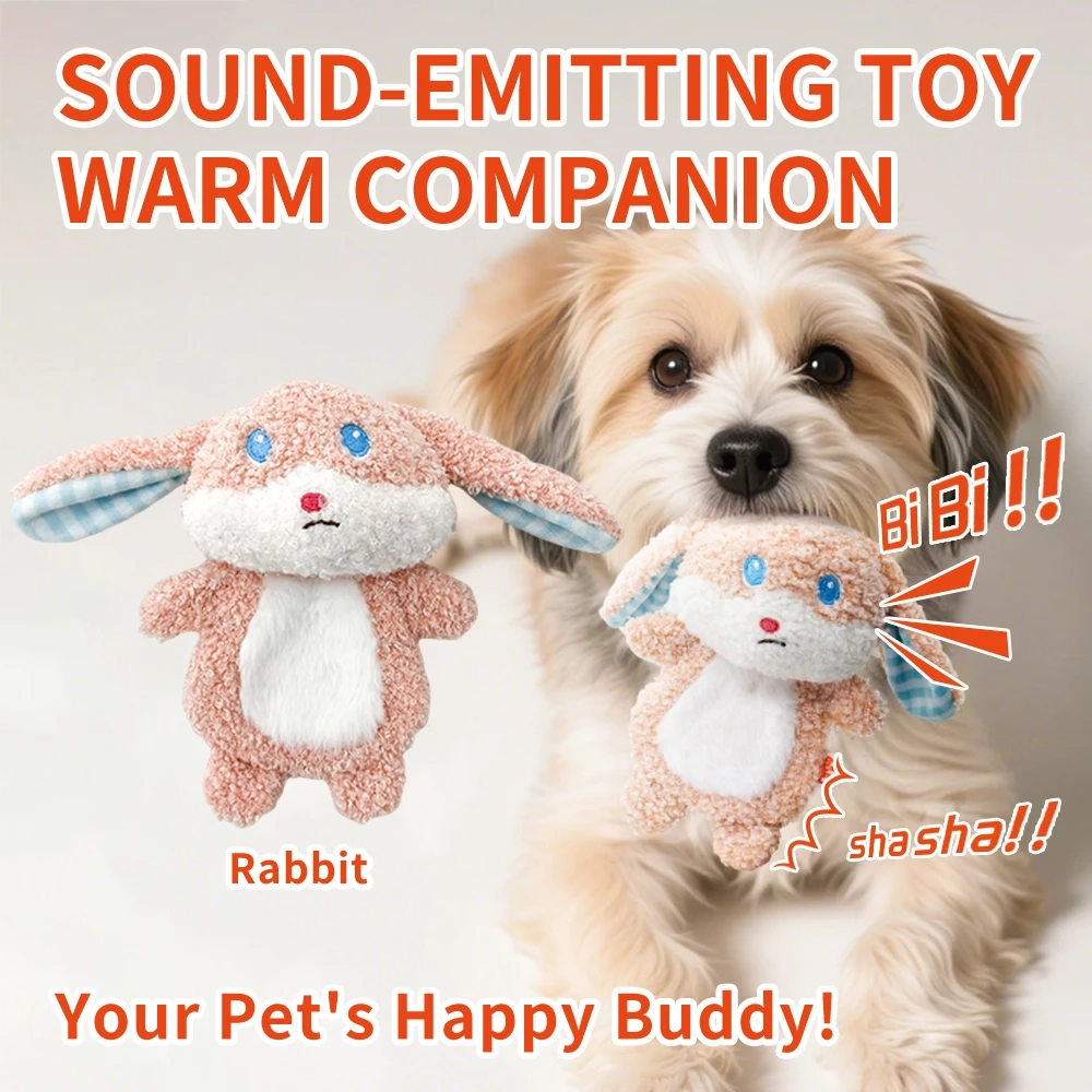 Small Animal Plush Squeaky Dog Toy for Interactive Play - Image 10