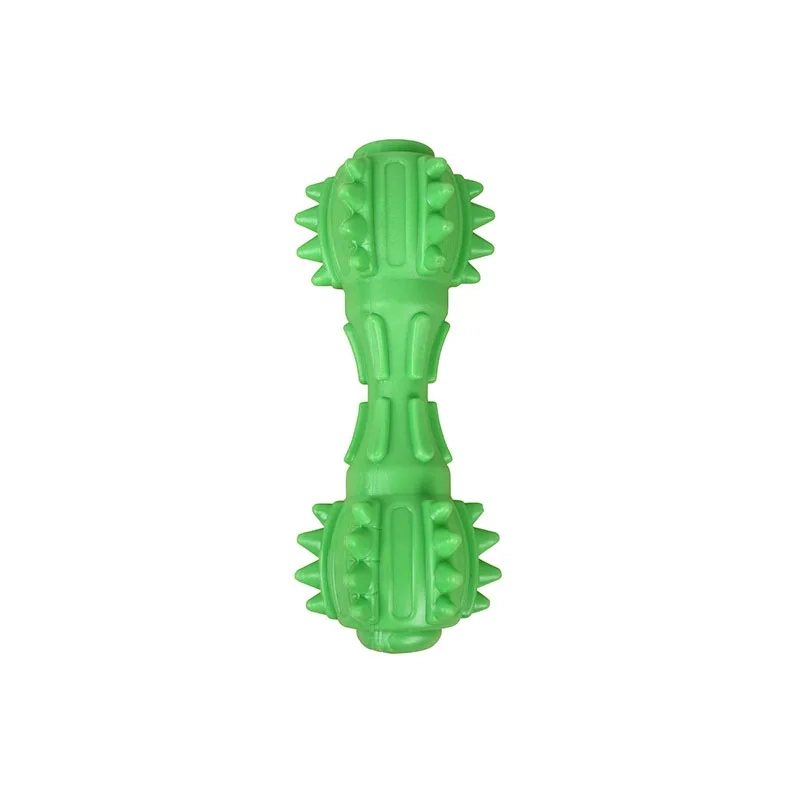 Barbell Dog Chew Toy for Teeth Cleaning - Image 8