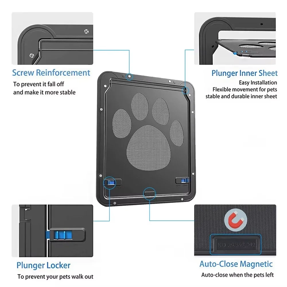 Lockable Magnetic Pet Door - Image 6