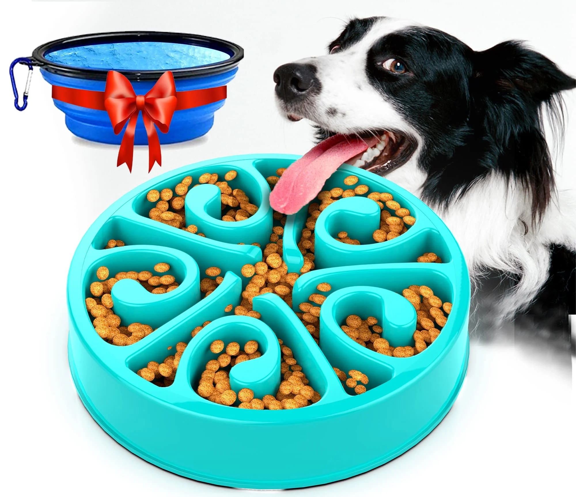 Non-Slip Slow Feeder Bowl for Dogs