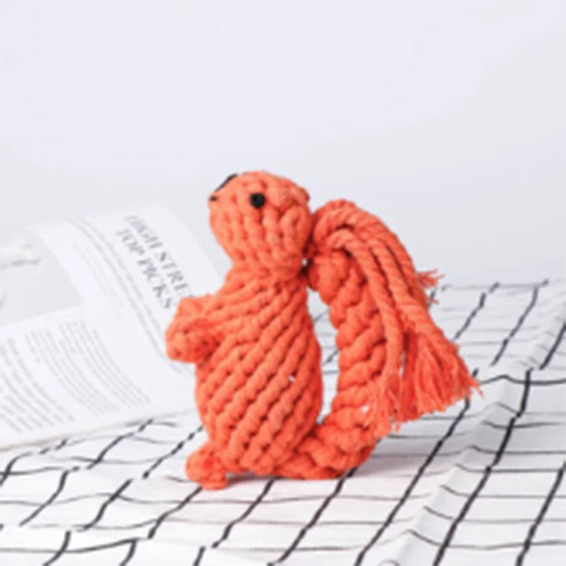 Braided Animal Rope Dog Toy - Image 2