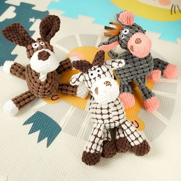 Cotton Rope Plush Squeaky Dog Toy