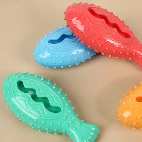 Slow Feed Molar Toy for Dogs - Durable Anti-Bite Molar Toy for Dental Cleaning, Interactive Food Dispenser to Relieve Boredom,