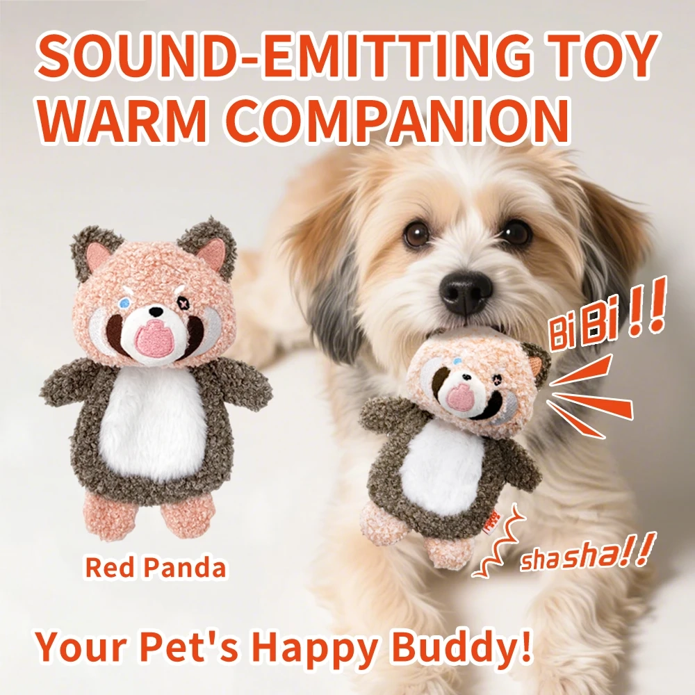 Small Animal Plush Squeaky Dog Toy for Interactive Play - Image 11