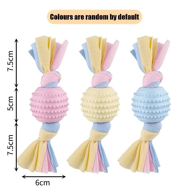 Braided Rope & Rubber Dog Toy - Image 12