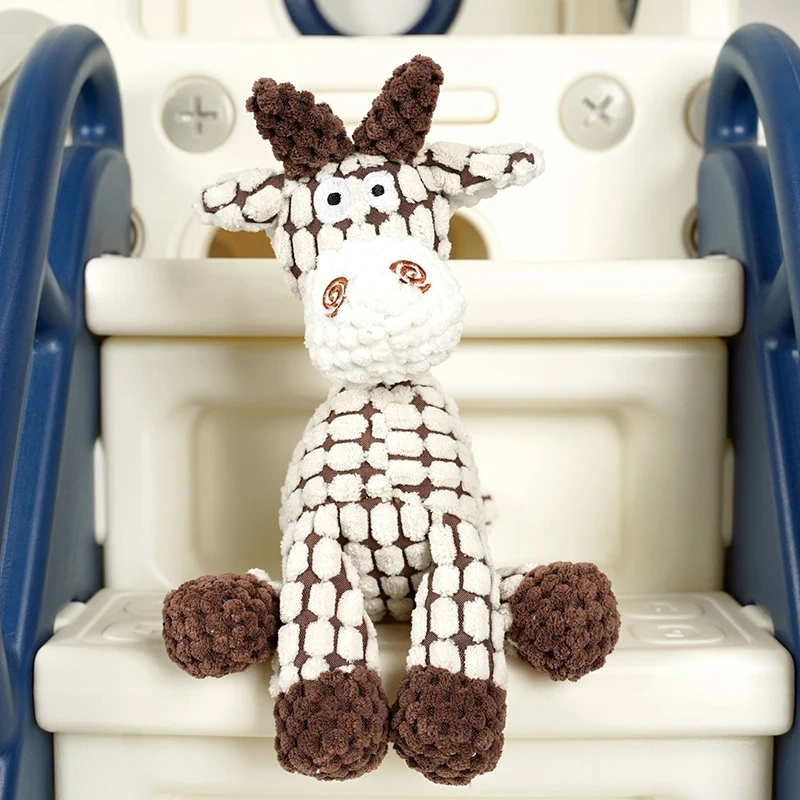 Cotton Rope Plush Squeaky Dog Toy - Image 5