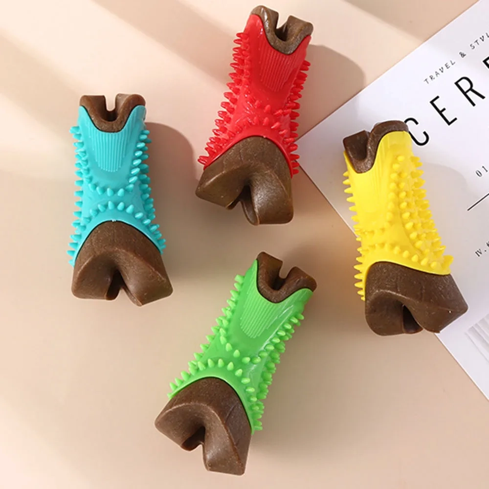 Durable Dog Molar Stick Chew Toy for Teething and Boredom Relief - Image 5