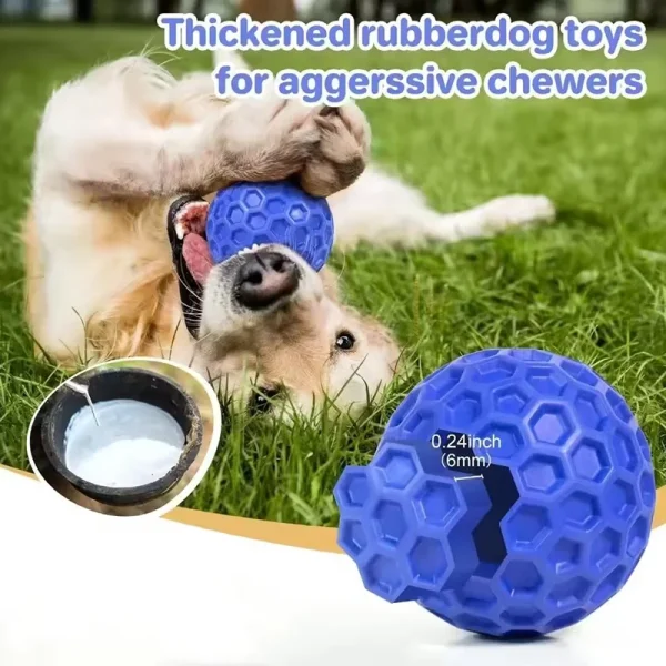 Honeycomb Squeaky Dog Ball