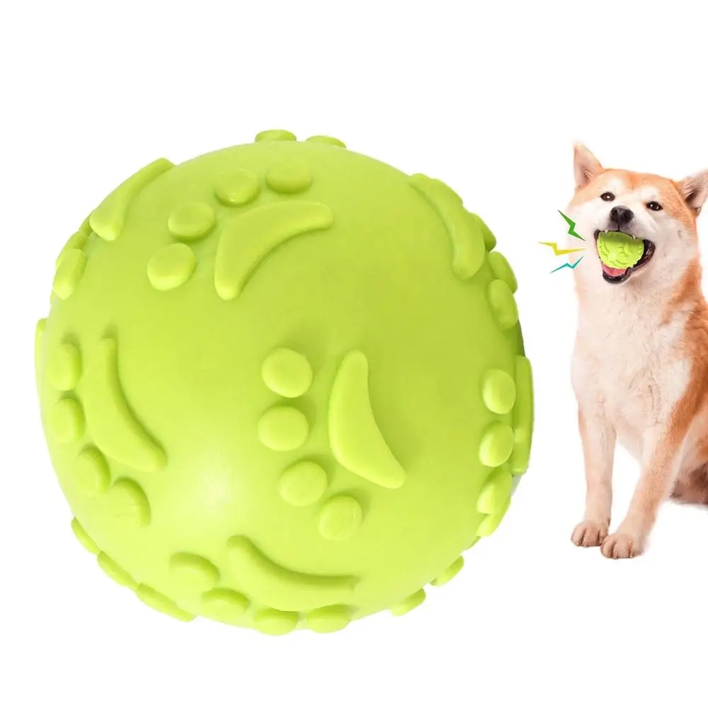 Latex Squeaky Dog Ball for Interactive Chewing and Fetch Play - Image 7