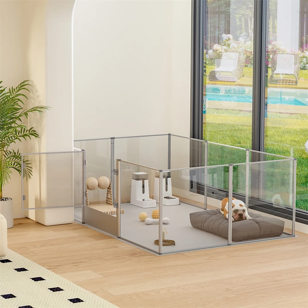 Clear Acrylic Pet Playpen - Image 3