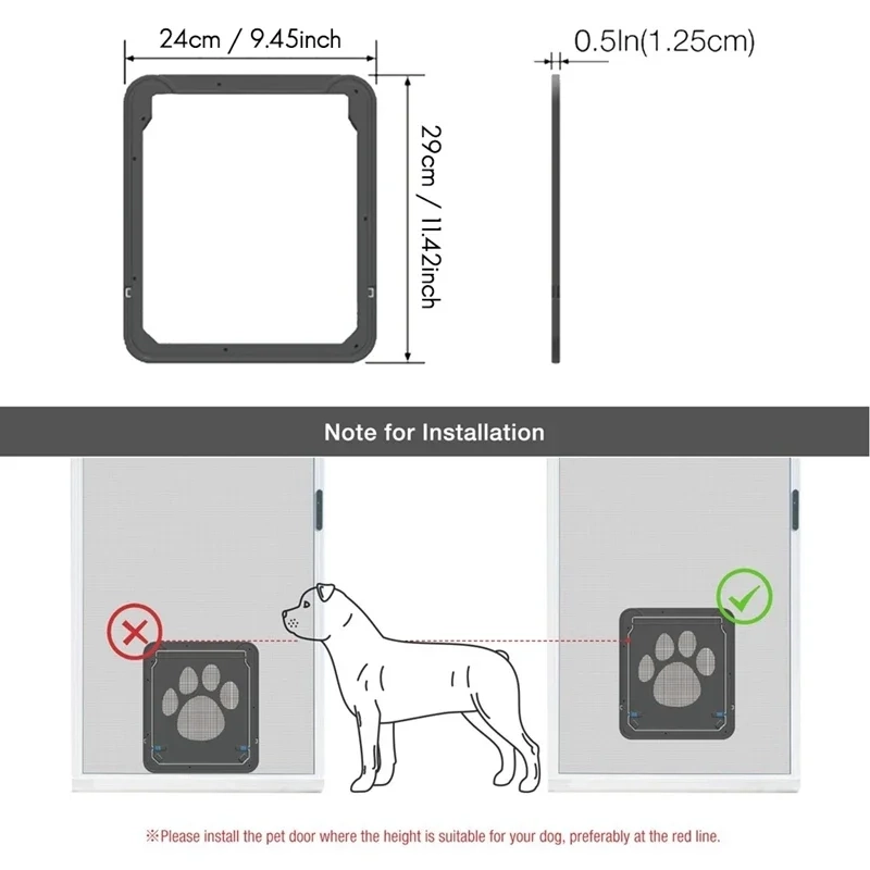 Pet Access Door for Screen and Interior Use - Image 4