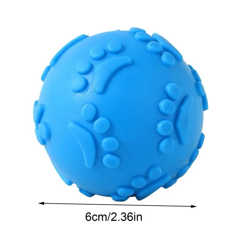 Latex Squeaky Dog Ball for Interactive Chewing and Fetch Play - Image 6