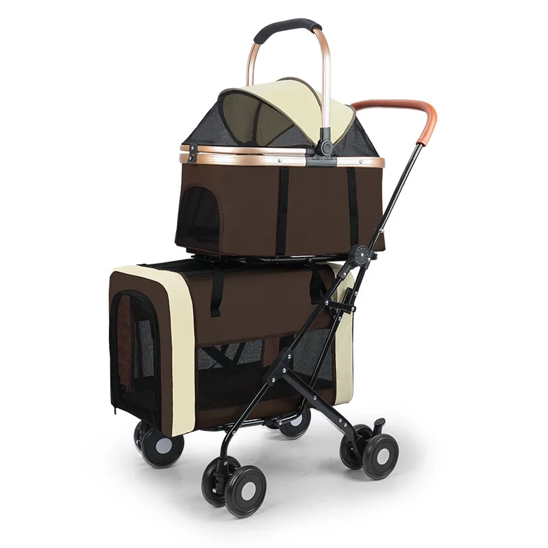 Detachable Two-Tier Pet Stroller - Image 6
