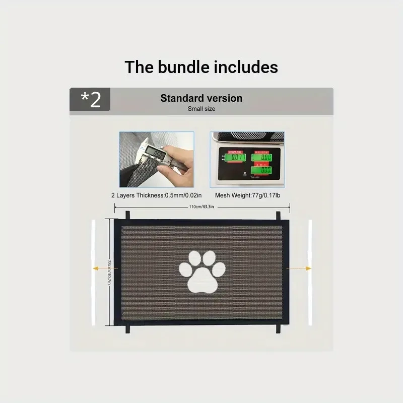 Pet Safety Barrier Net for Doorways and Stairs - Image 9