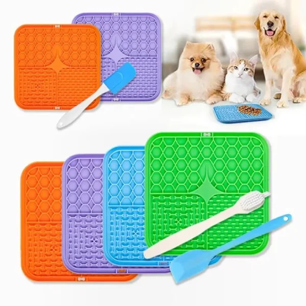 Silicone Suction Lick Mat Slow Feeder for Dogs