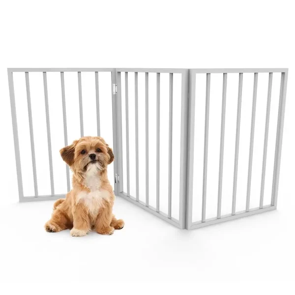 Accordion Wood Pet Gate