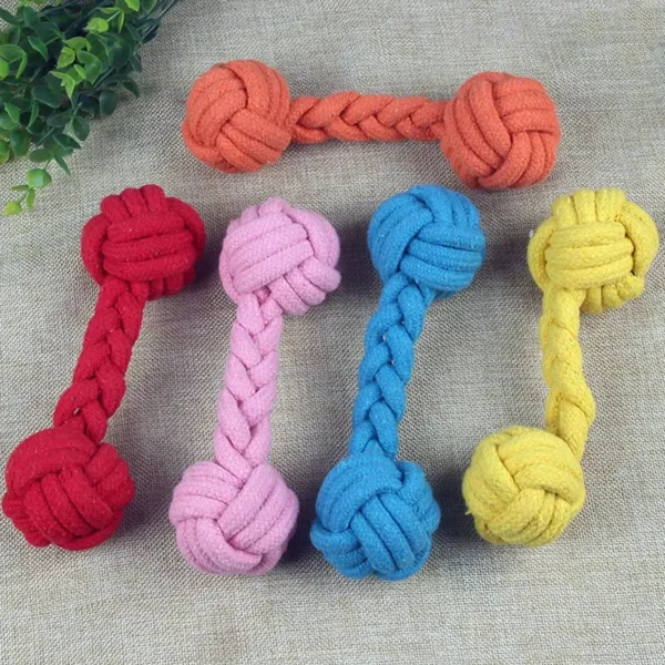 Cotton Rope Dumbbell Dog Toy