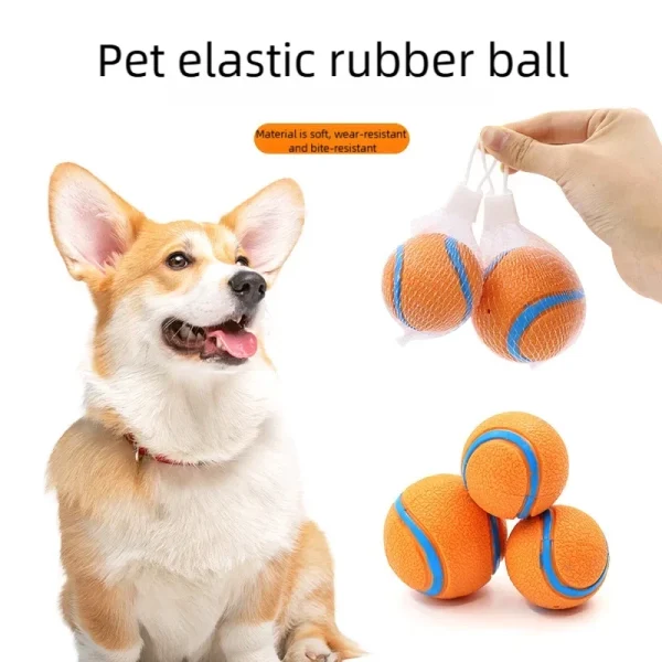 Elastic Fetch Dog Ball