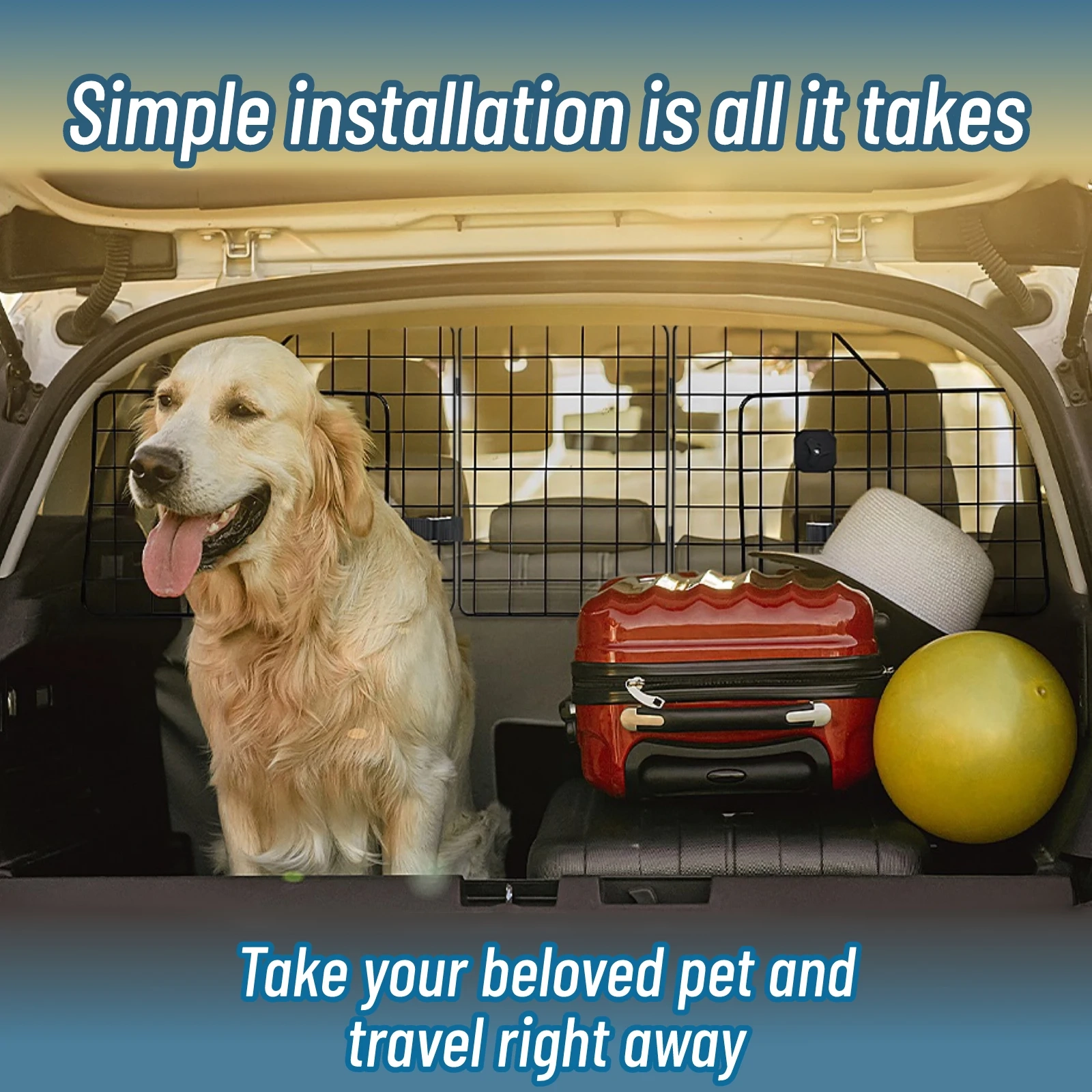 Adjustable Dog Car Barrier - Image 2