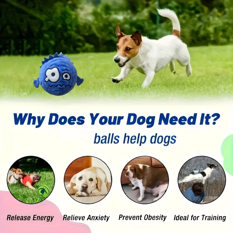 Interactive Funny Sound Dog Ball Toy - Image 2