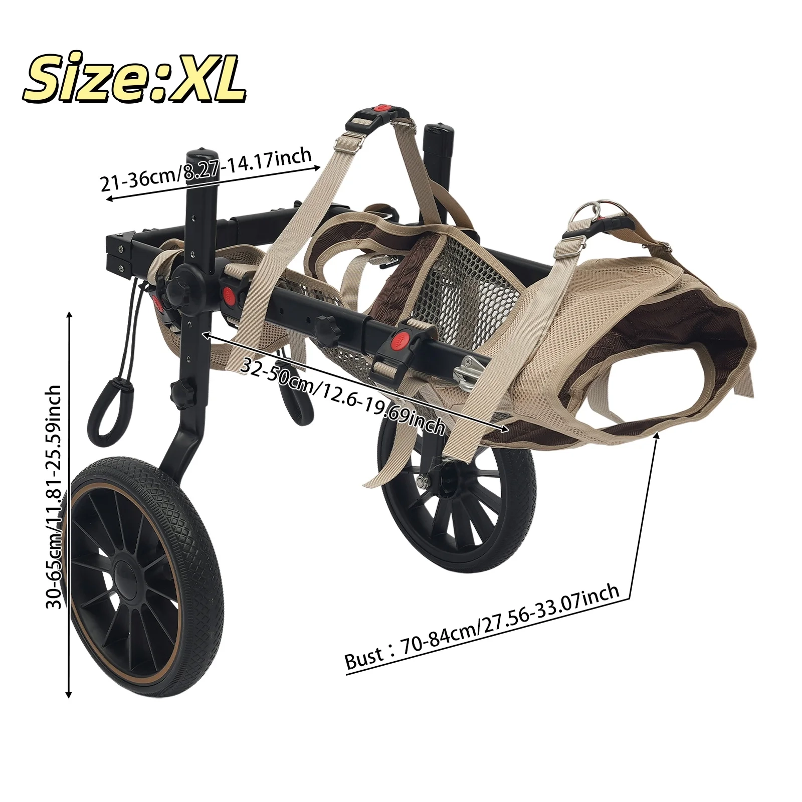 Adjustable Hind-Leg Support Cart - Image 5