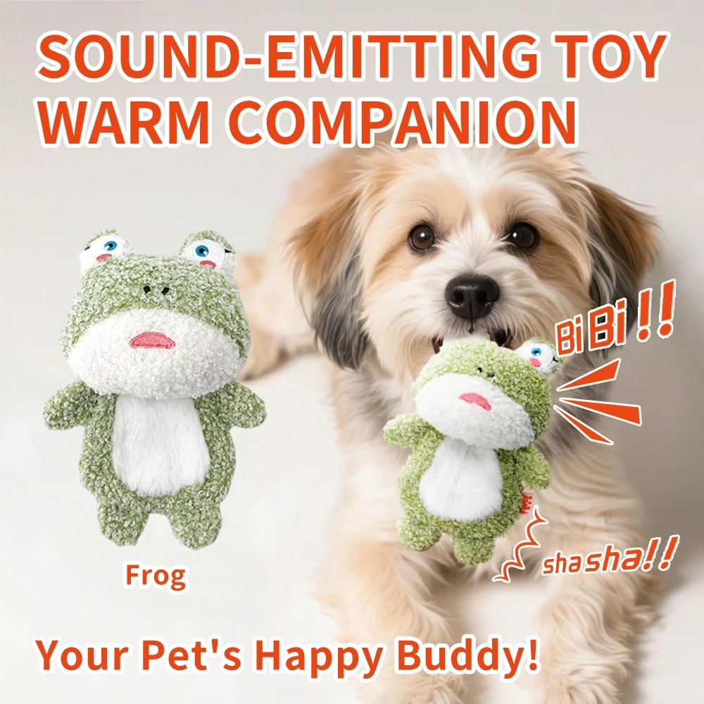 Small Animal Plush Squeaky Dog Toy for Interactive Play - Image 8